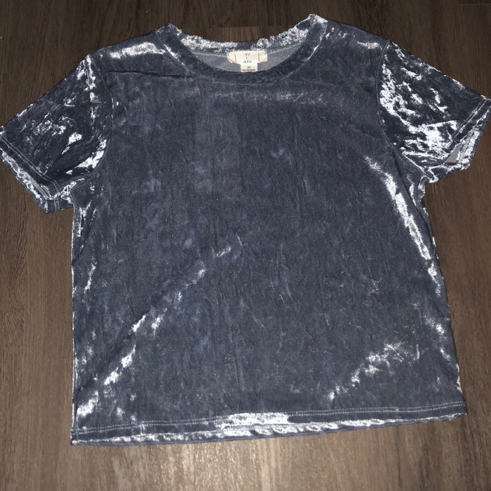 crushed velvet top